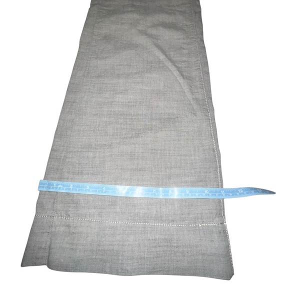 Anthropology Grey Blue Pilcro  & the Letterpress Wide-Leg Cotton Trousers no 28 - Picture 6 of 12